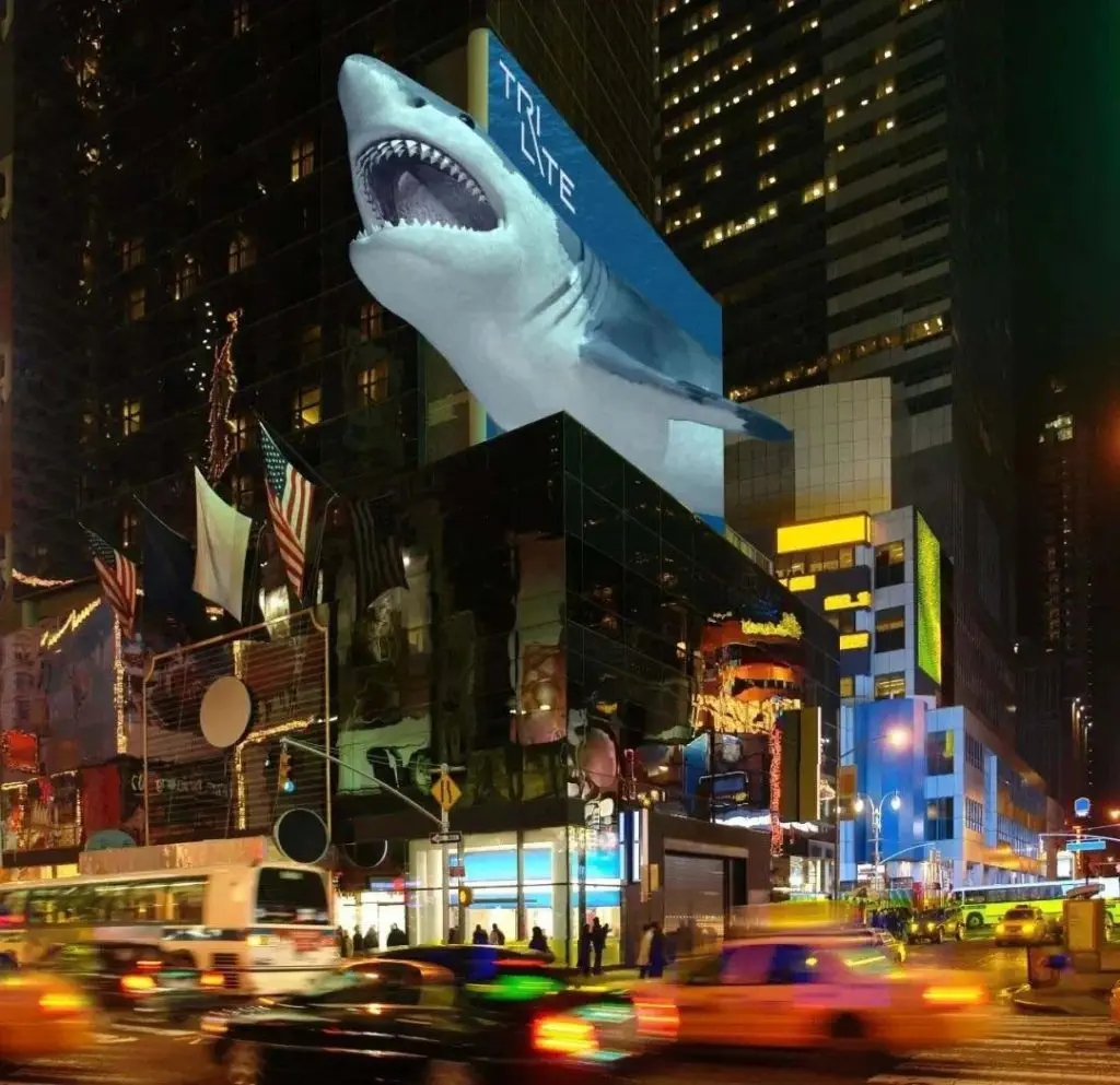 Outdoor Naked Eye 3D LED Screen